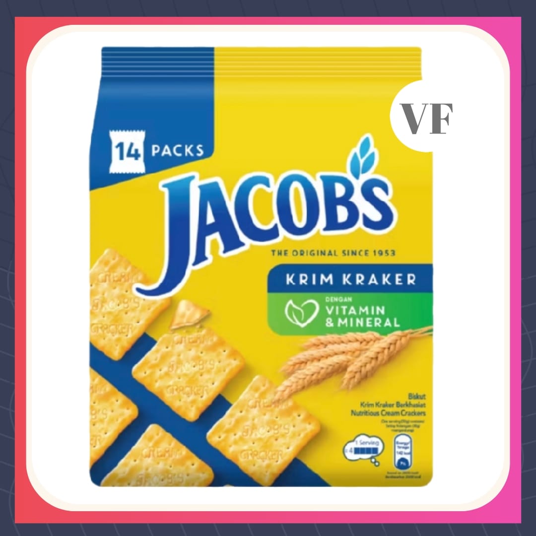 [NEW] Jacob's Cream Cracker 14 Packs (504g) / Wheetameal Wheat Cracker ...