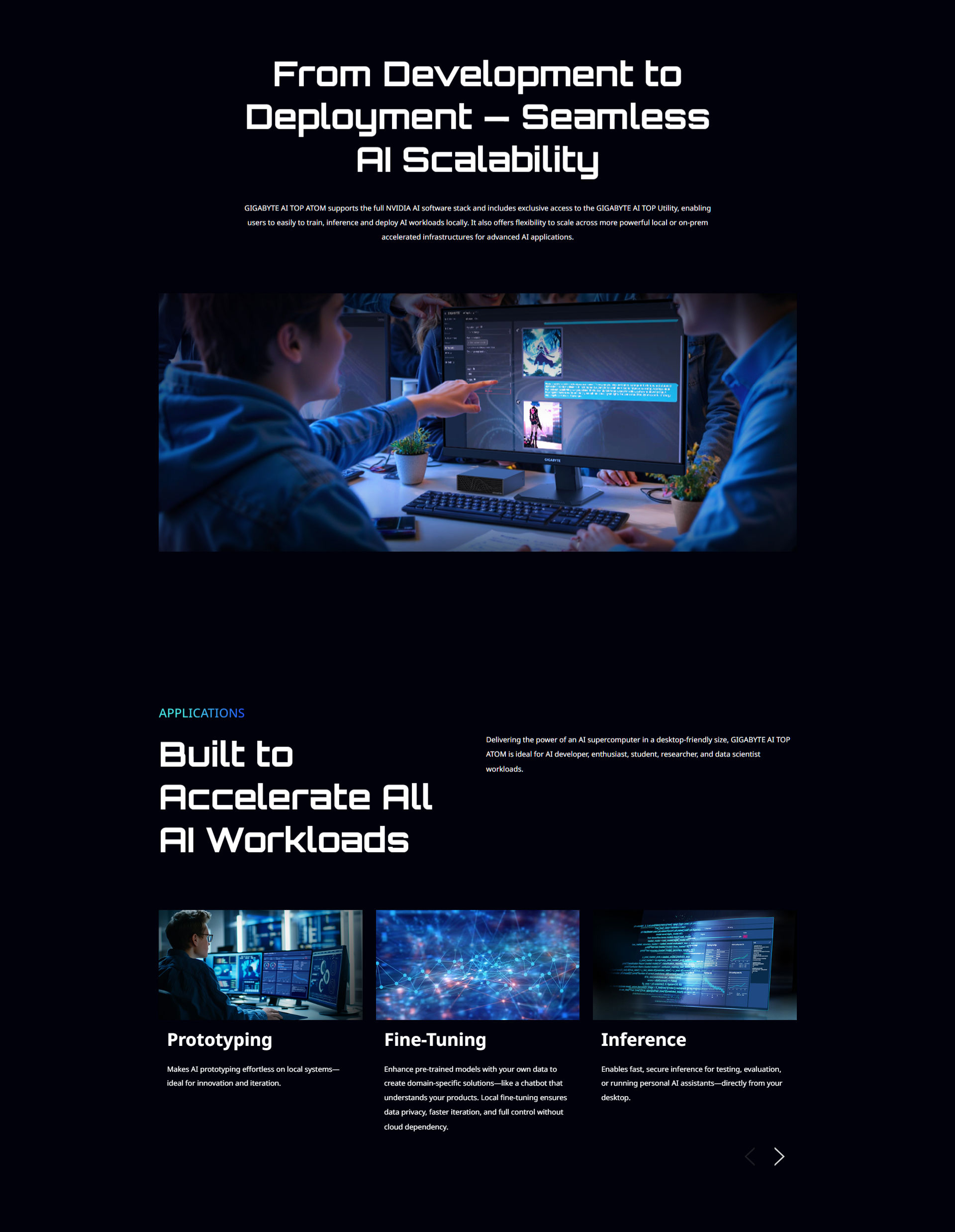 GIGABYTE AI TOP ATOM - 1 petaFLOP PERSONAL AI SUPERCOMPUTER, NVIDIA ...