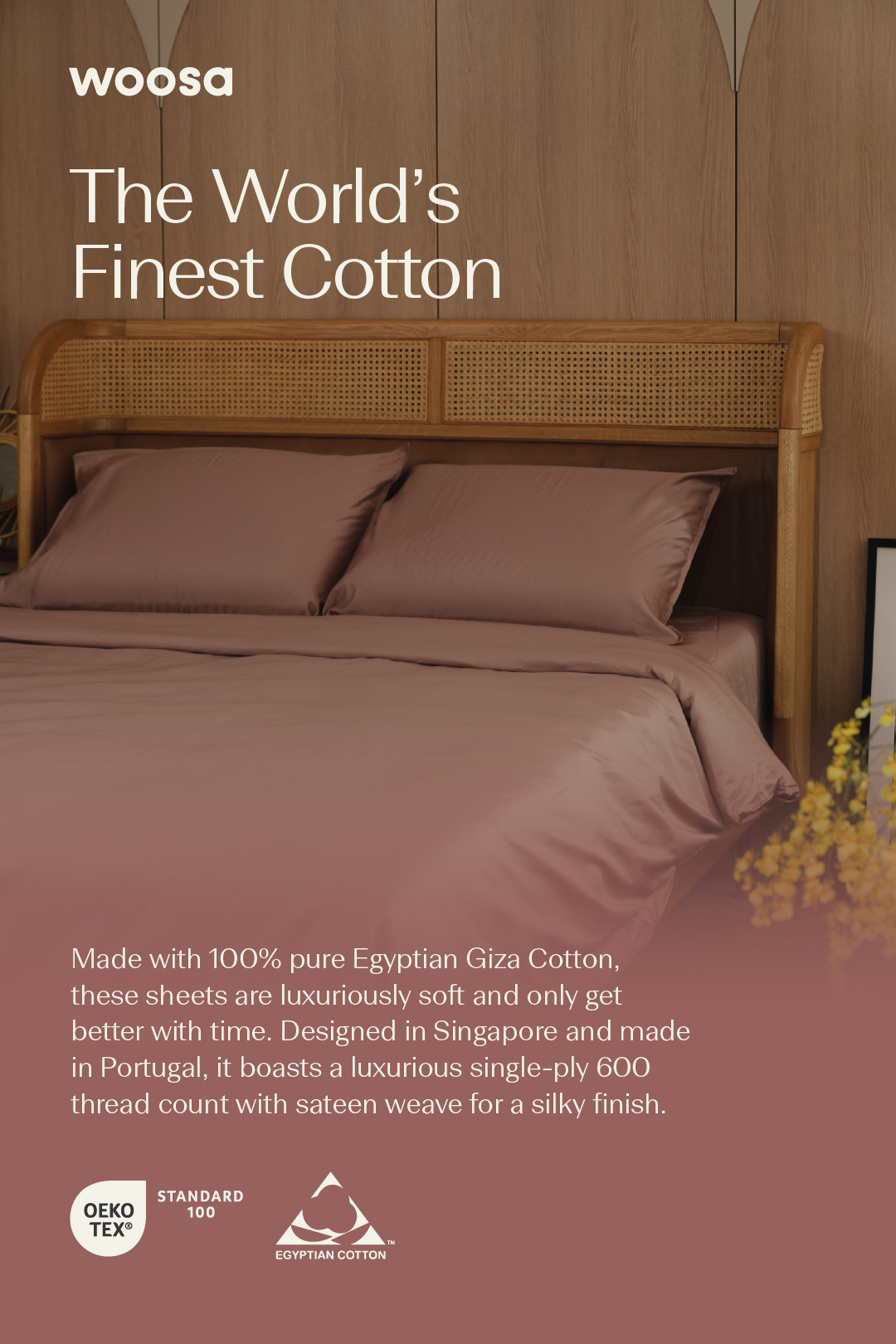 The Woosa Egyptian Cotton Duvet Cover | Shopee Singapore