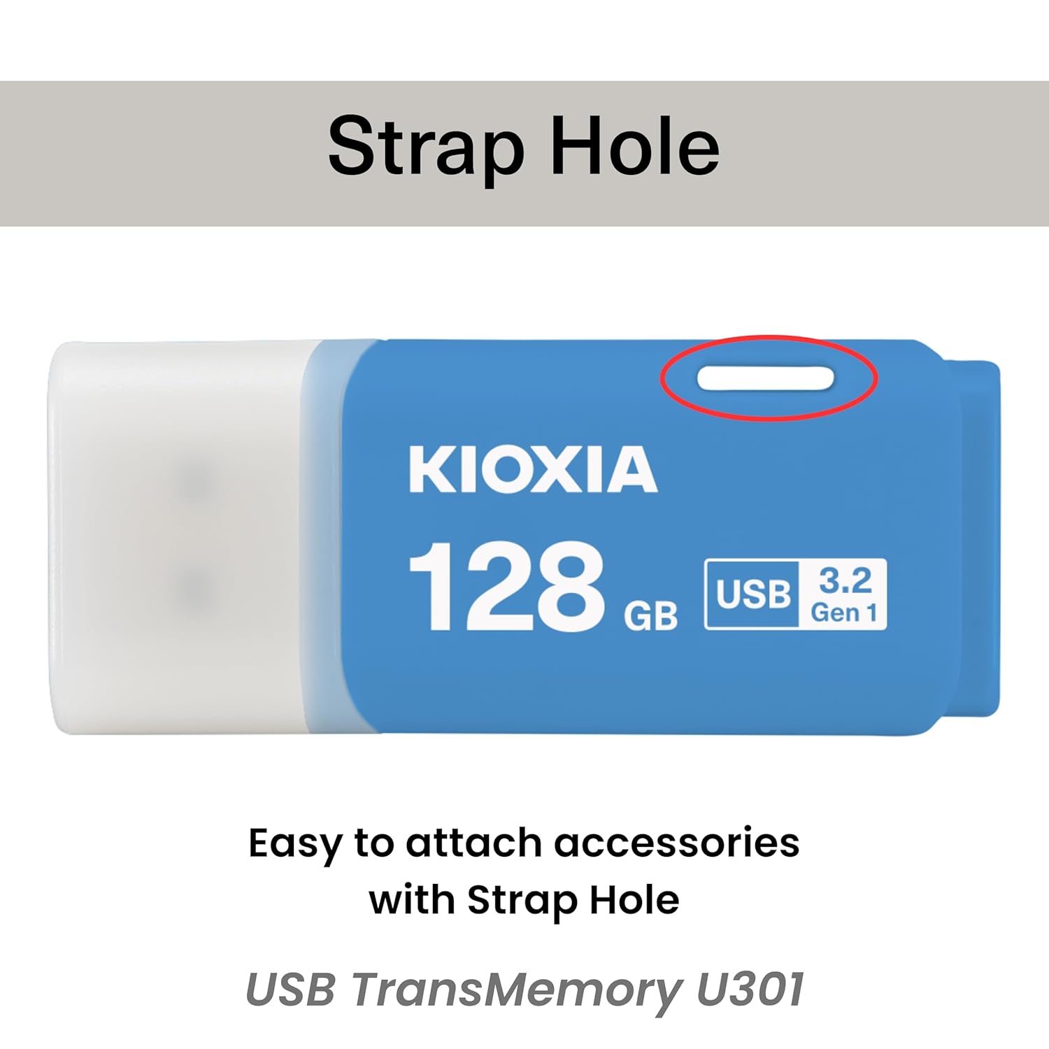 Kioxia Trans Memory U301 USB 3.2 Gen1 Flash Drive 128GB/64GB Portable ...