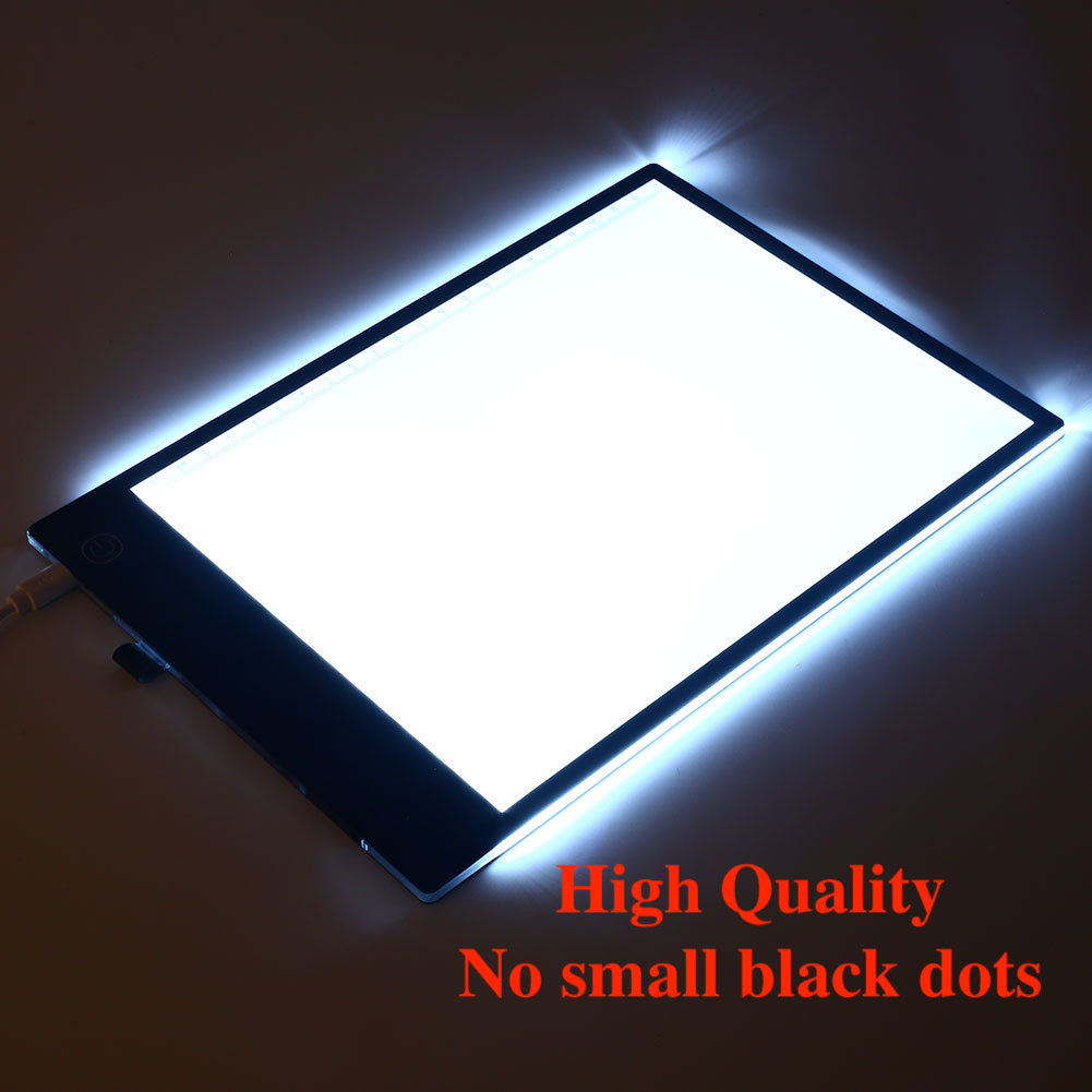 A4 LED Light Tracing Pad Ultra Slim 4mm | Adjustable Brightness USB ...