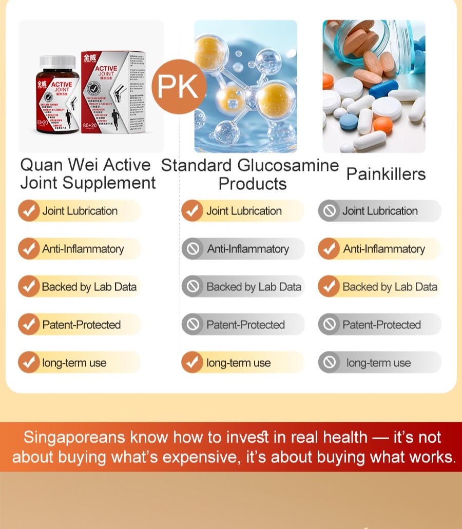 Quan Wei Active Joint 全威关节活素, Patented Relief Joint Pain, Enhance Blood ...