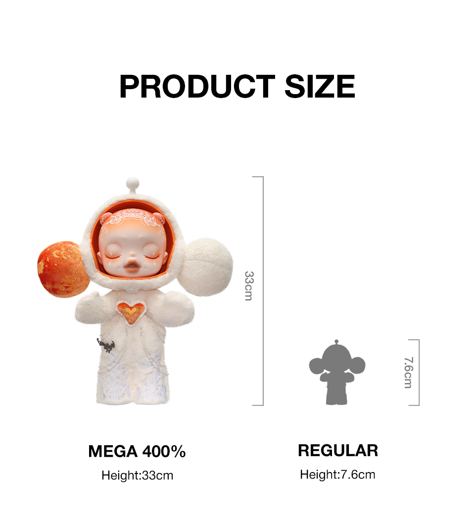 POP MART MEGA α SKULLPANDA 400% White Moon | Shopee Singapore