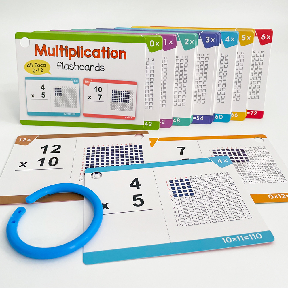 [SG Stock] Math Multiplication Flashcards. 0-12 Multiplication Practice ...