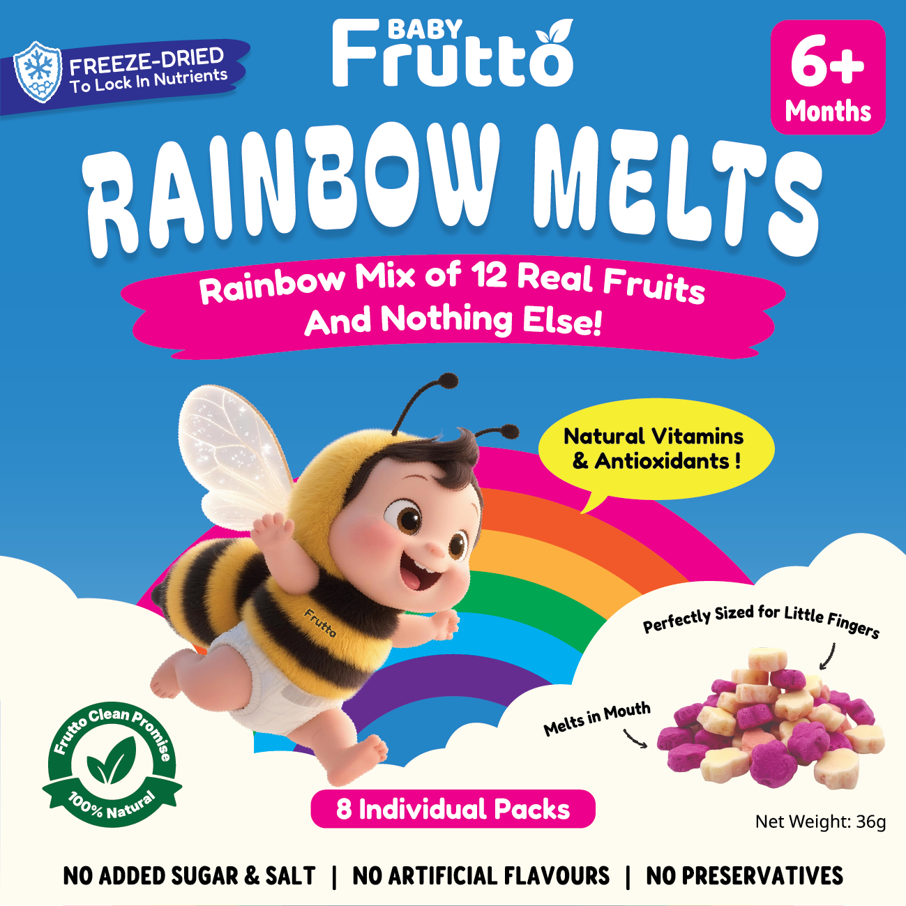 Baby Frutto Snack Bundle – Freeze-Dried Fruits & Veggies | No Added ...