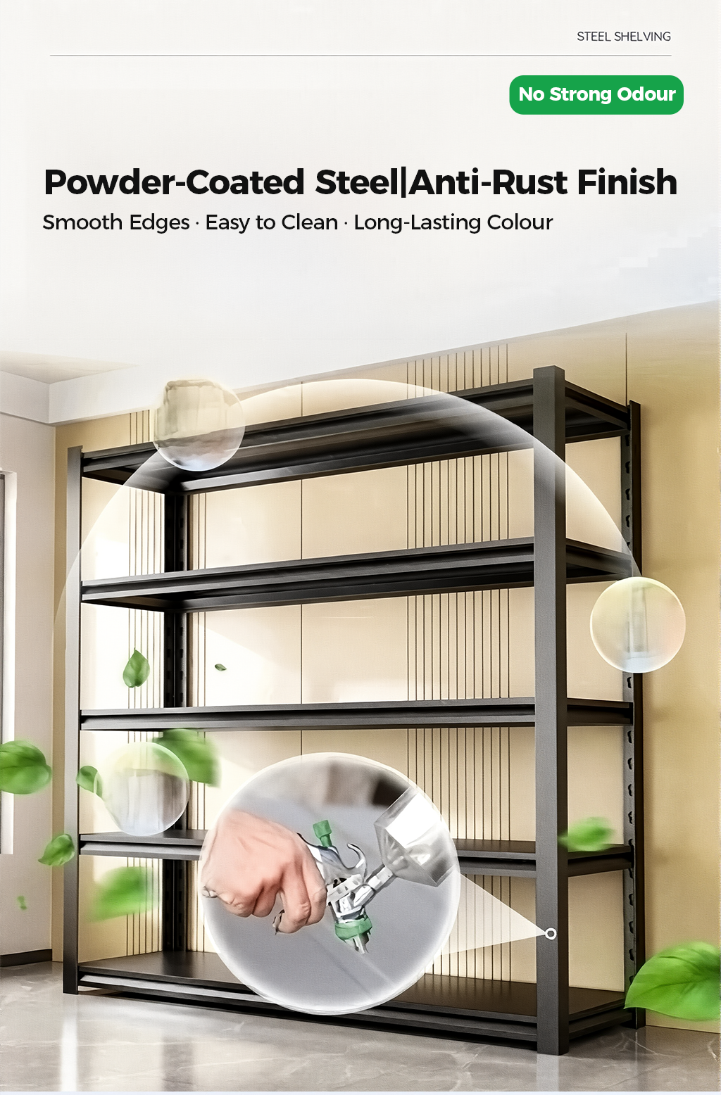 Heavy Duty Storage Rack Warehouse Boltless Shelf Metal Shelf Rack ...