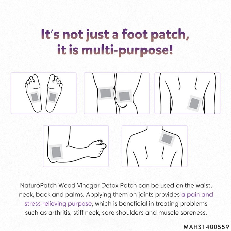 Avalon x Naturo Patch Series | Sleep Patch | Wood Vinegar Detox Patch ...