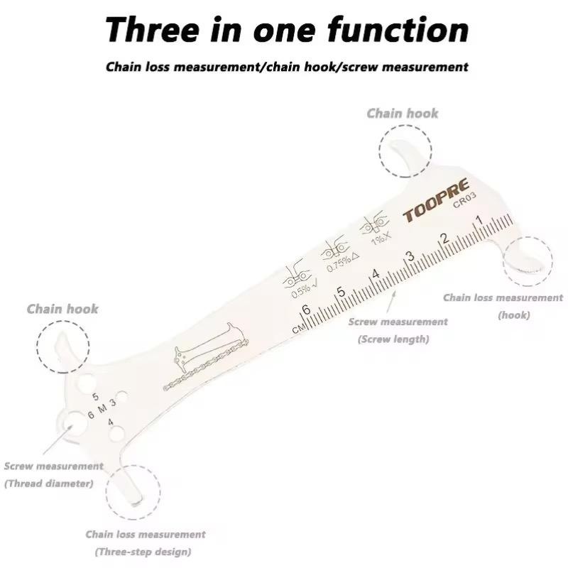 Bicycle Chain Wear Indicator Tool Stainless Steel Chain Stretch Checker ...