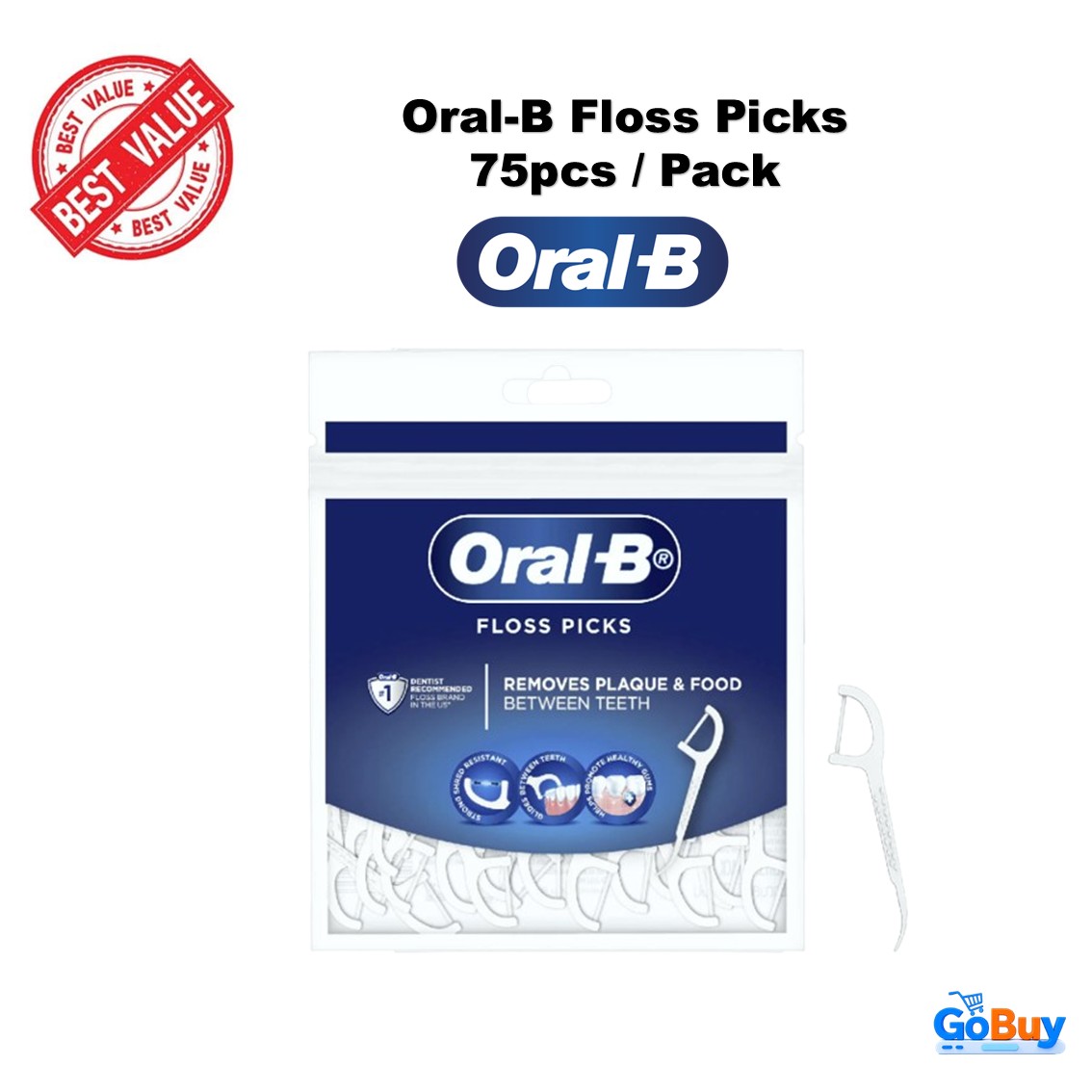 Oral-B Dental Floss 50m | Satin Tape 25m | Floss Picks 75s | Mix ...