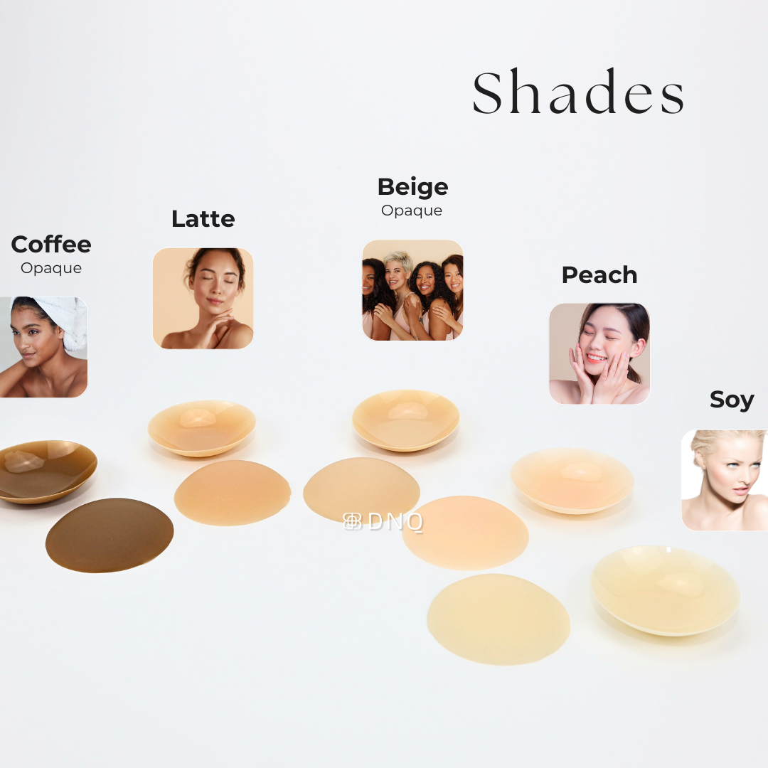 DNQ® Medical Grade Non Adhesive Nipple Cover Nipper Sticker Seamless ...