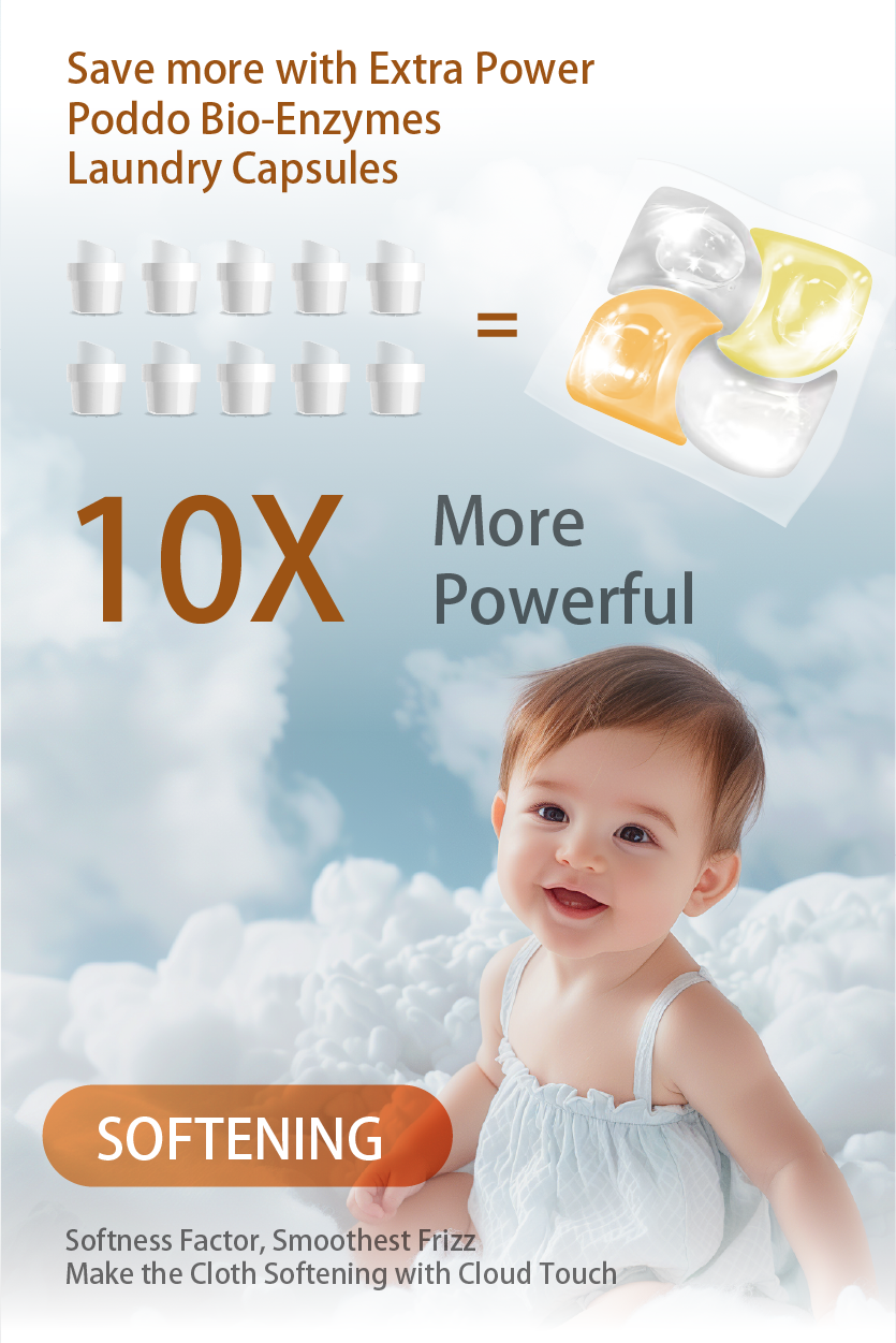 [NEW] Poddo 4 in 1 Bio Enzyme Laundry Capsules Autumn Osmanthus ...