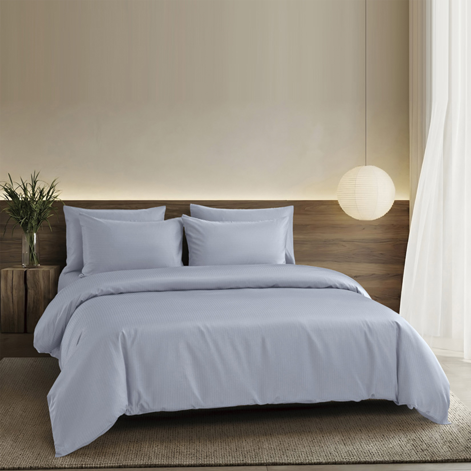 (New Arrival) Epitex Melange 1600TC Tencel Blend Dobby Fitted Sheet Set ...