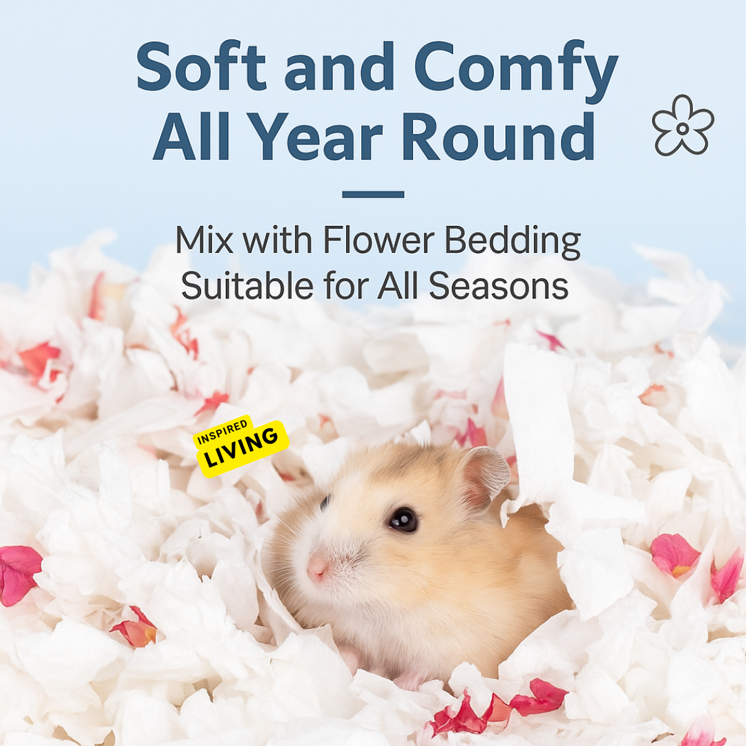 Hamster Bedding | Josanty Dust-Free Paper Cotton Bedding | Super ...