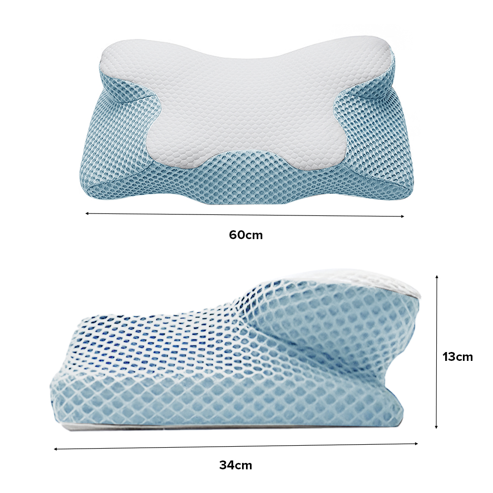 DREAMAX Cerviflex Ergonomic Memory Foam Pillow Neck Support Sleeping ...