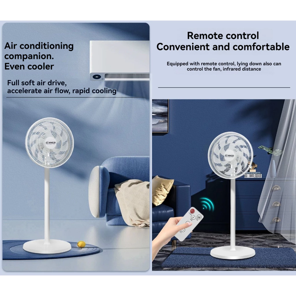 Premium 2IN1 Smart Adjustable Standing Floor Fan/Air Circulation Fan ...