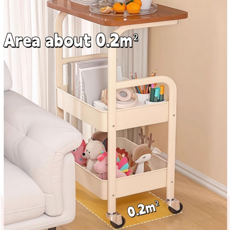 Trolley Racks with Wheels Multifunction Cart Storage Rack Shelf Rack ...