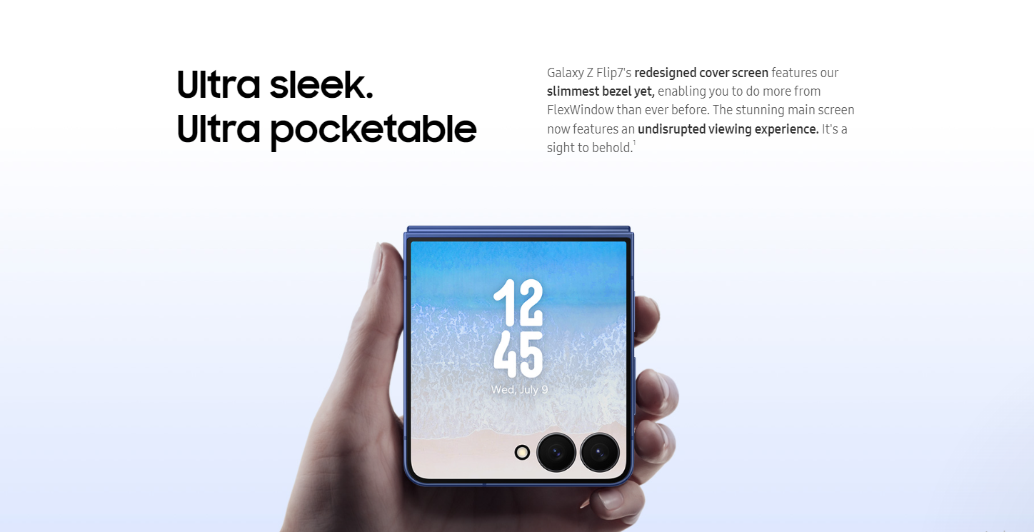 Samsung Galaxy Z Flip 7 Dynamic AMOLED Display Set | Shopee Singapore