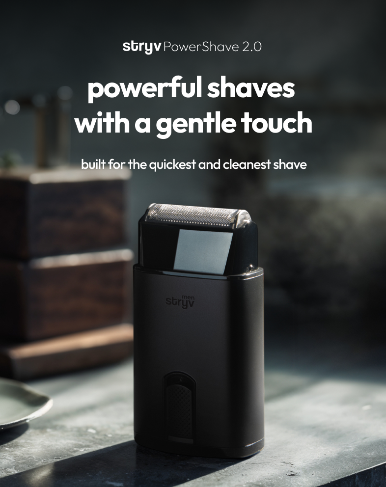 Stryv PowerShave 2.0 | Foil Electric Shaver for Men | Hypoallergenic ...