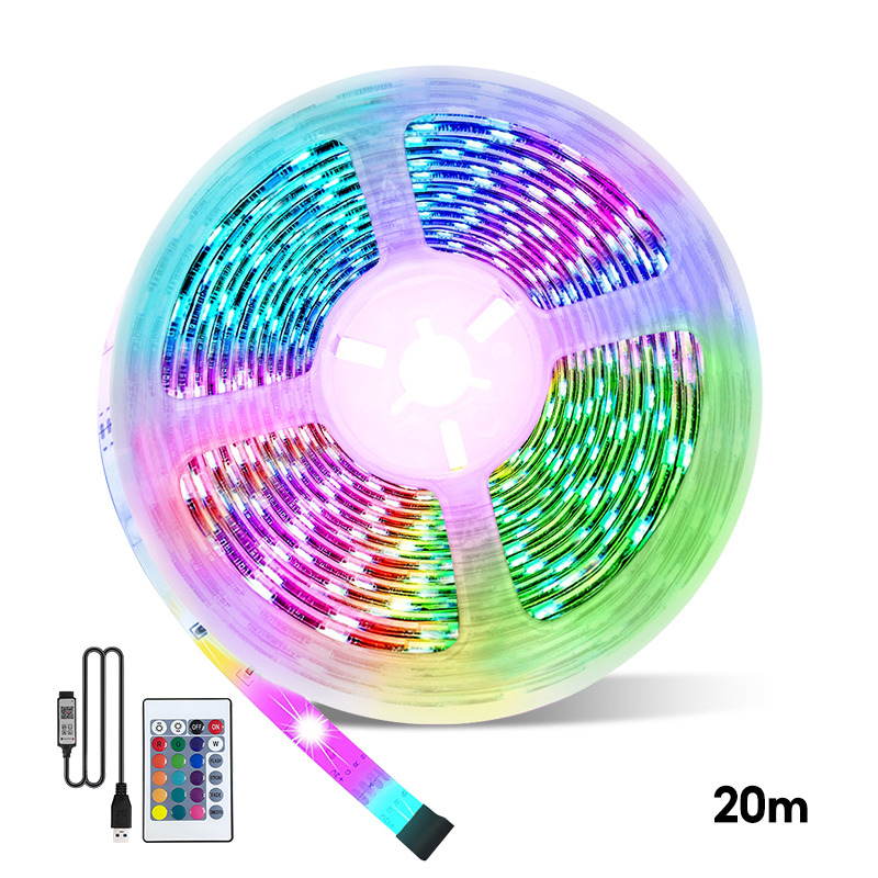 MeeGoo Smart LED Light Strip RGB Energy Saving Ambient Light Bluetooth ...