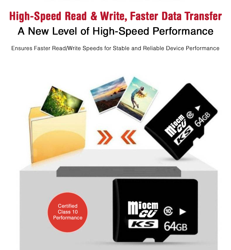 High-Speed microSD Card 32GB–256GB | Full HD Video Recording | Memory ...