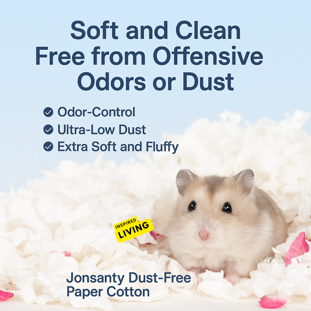 Hamster Bedding | Josanty Dust-Free Paper Cotton Bedding | Super ...