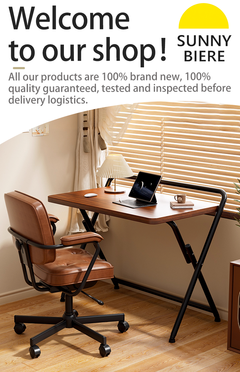 SNB 【Foldable】Student study table With Shelf Portable Computer Table ...