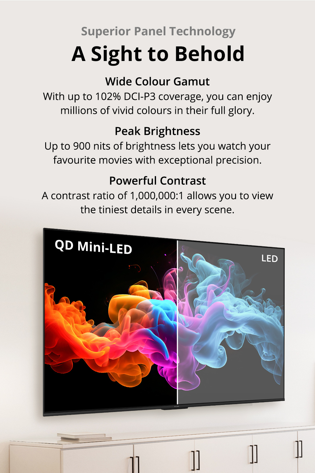 PRISM+ U-Series QD Mini-LED 2026 | 55 / 65 / 75 inch QD Mini-LED | 4K ...