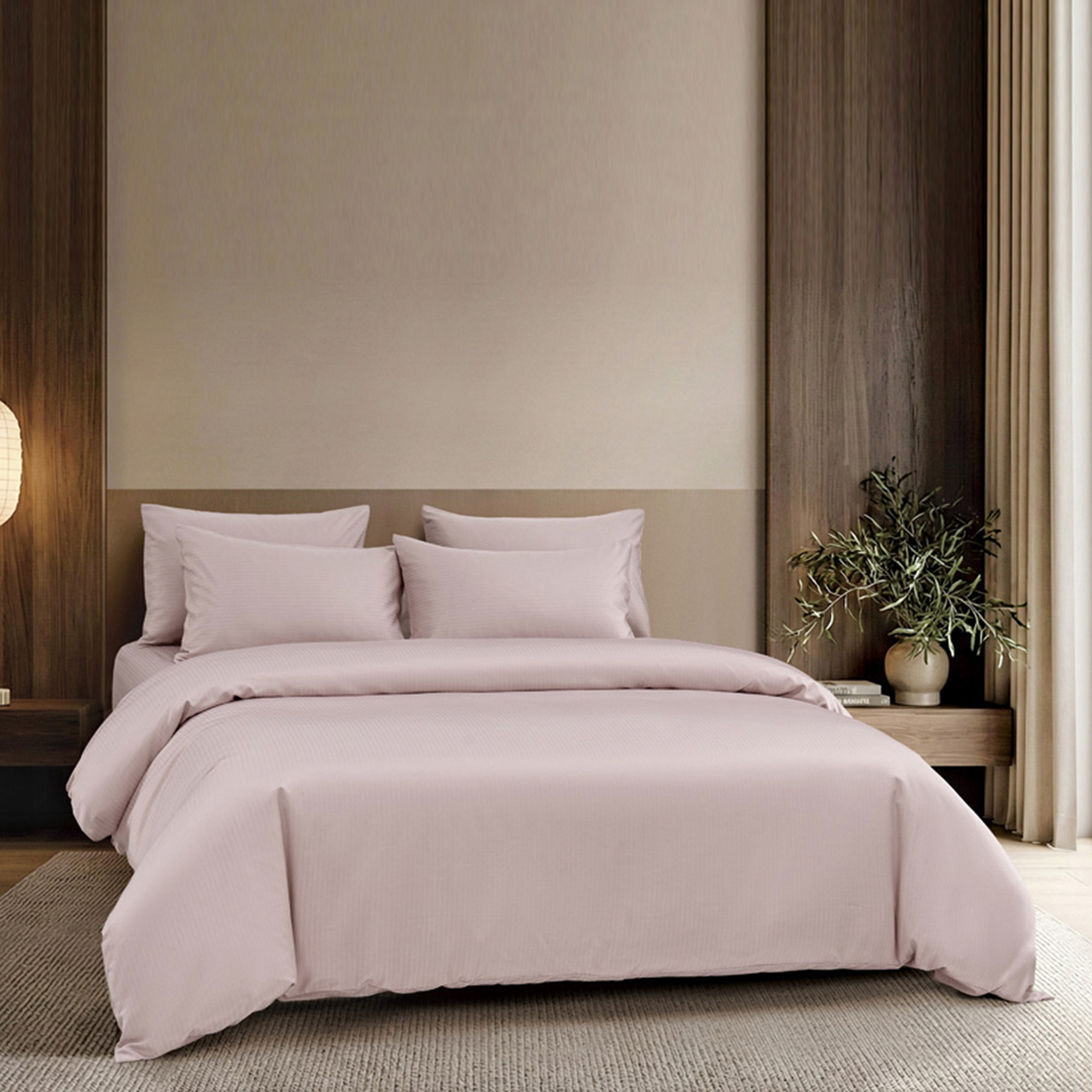 (New Arrival) Epitex Melange 1600TC Tencel Blend Dobby Fitted Sheet Set ...