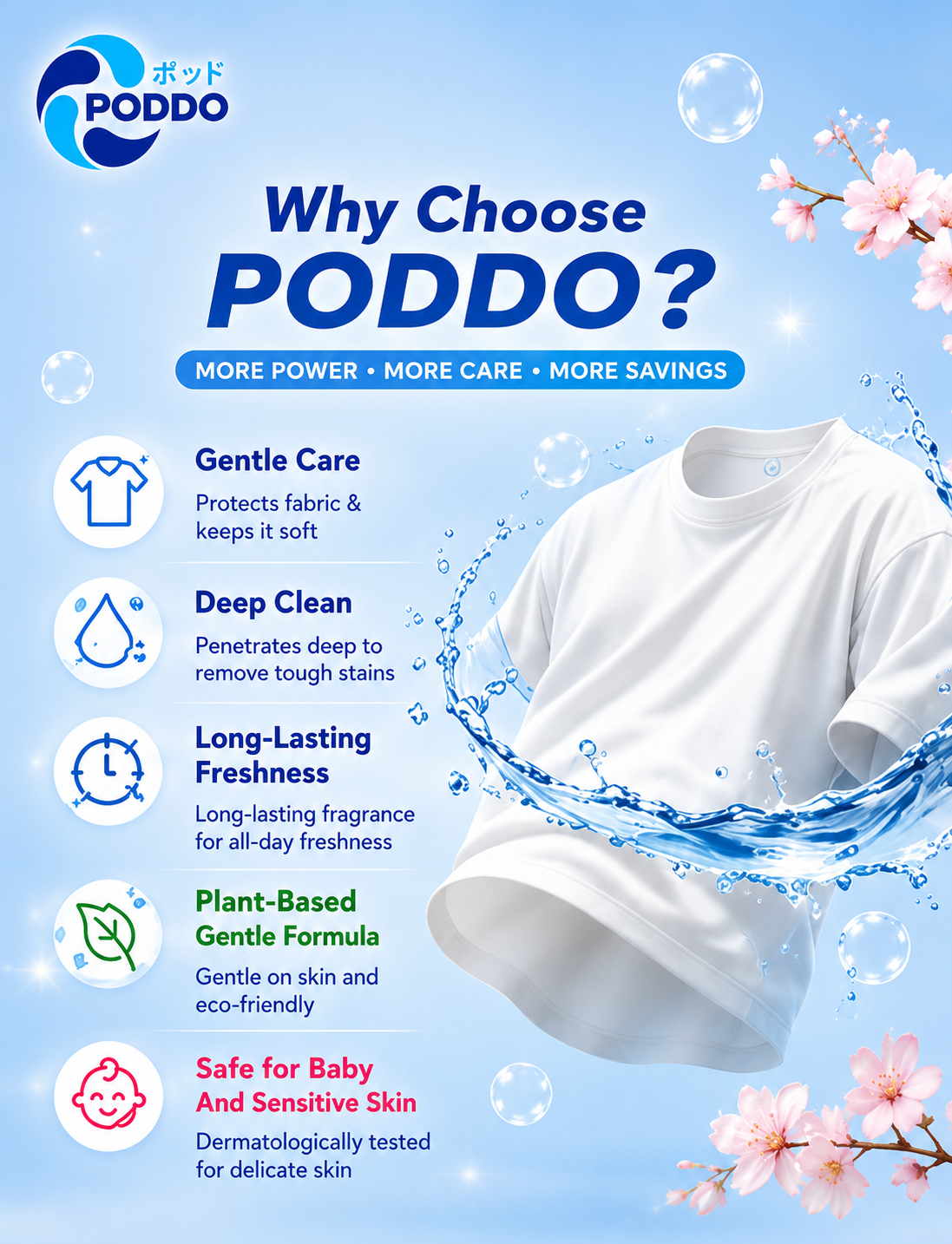 [NEW LAUNCH] PODDO Bio-Enzyme Laundry Liquid 2L |Deep Clean|99.9% Anti ...