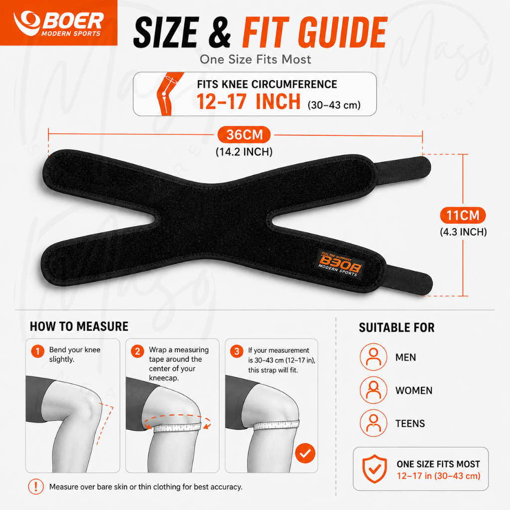 Patella Knee Support - Knee Guard for Running, Stabilizing Brace and ...