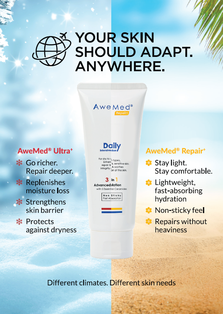 AweMed® Repair+ Daily Moisturiser 250ml [NEW Look with extra 50ml ...