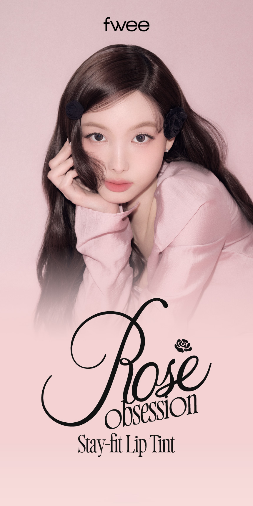 (NEW 6 Colors) fwee Rose Obsession Stay-fit Lip Tint (24 Colors ...