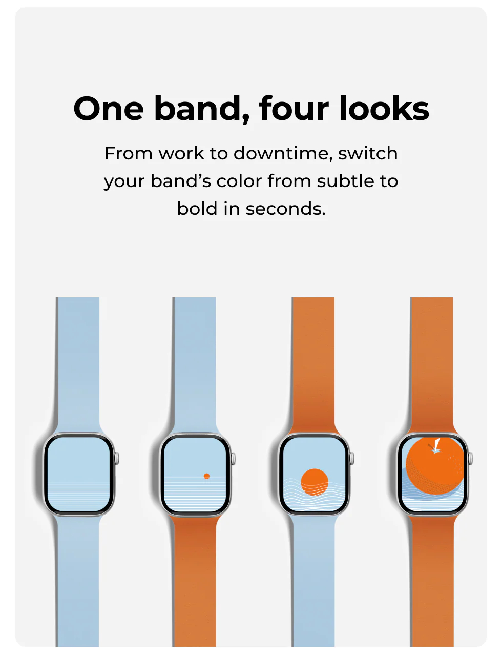 MOFT Snap Watch Band for Ap Watch 40mm/41mm/42mm & 44mm/45mm/46mm/49mm ...