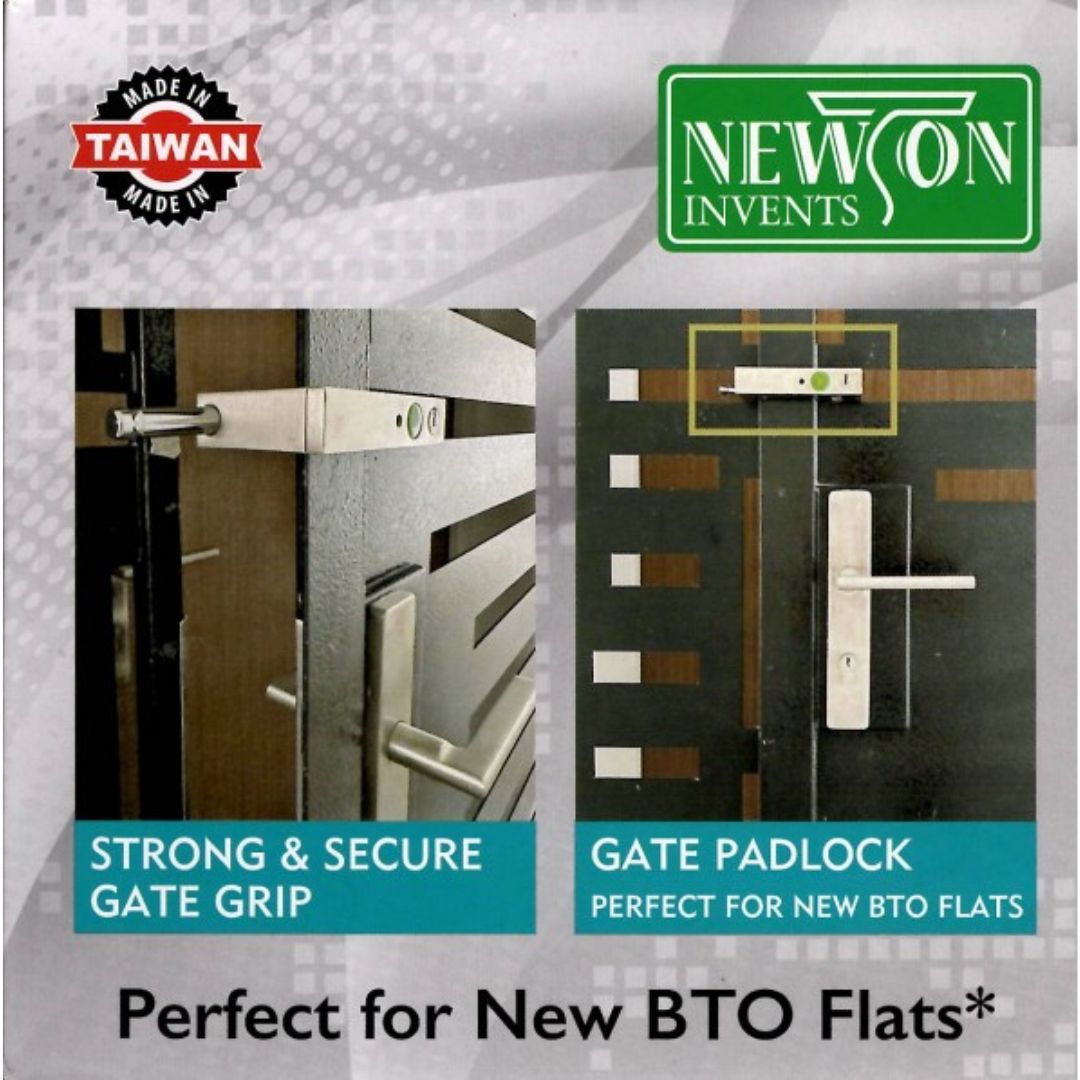 Newton Invents Gate Lock GateLock High Security Hardened Steel Casing ...