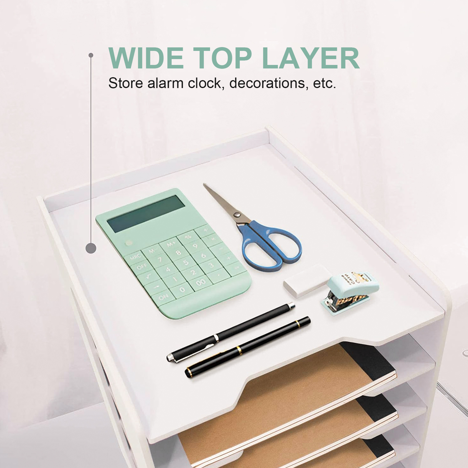 WORKWELL | Desktop File Rack | Office Folder Organizer | A4 Double Clip ...