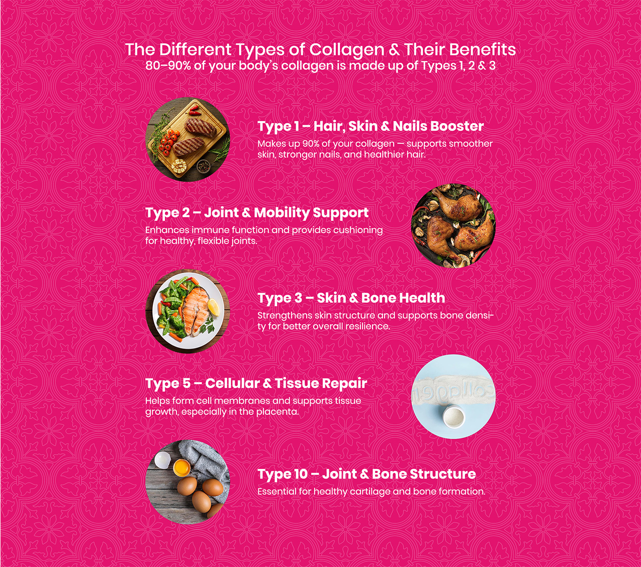 Collagen Complex Nano Collagen Types 1, 2, 3, 5 & 10, Max Collagen ...