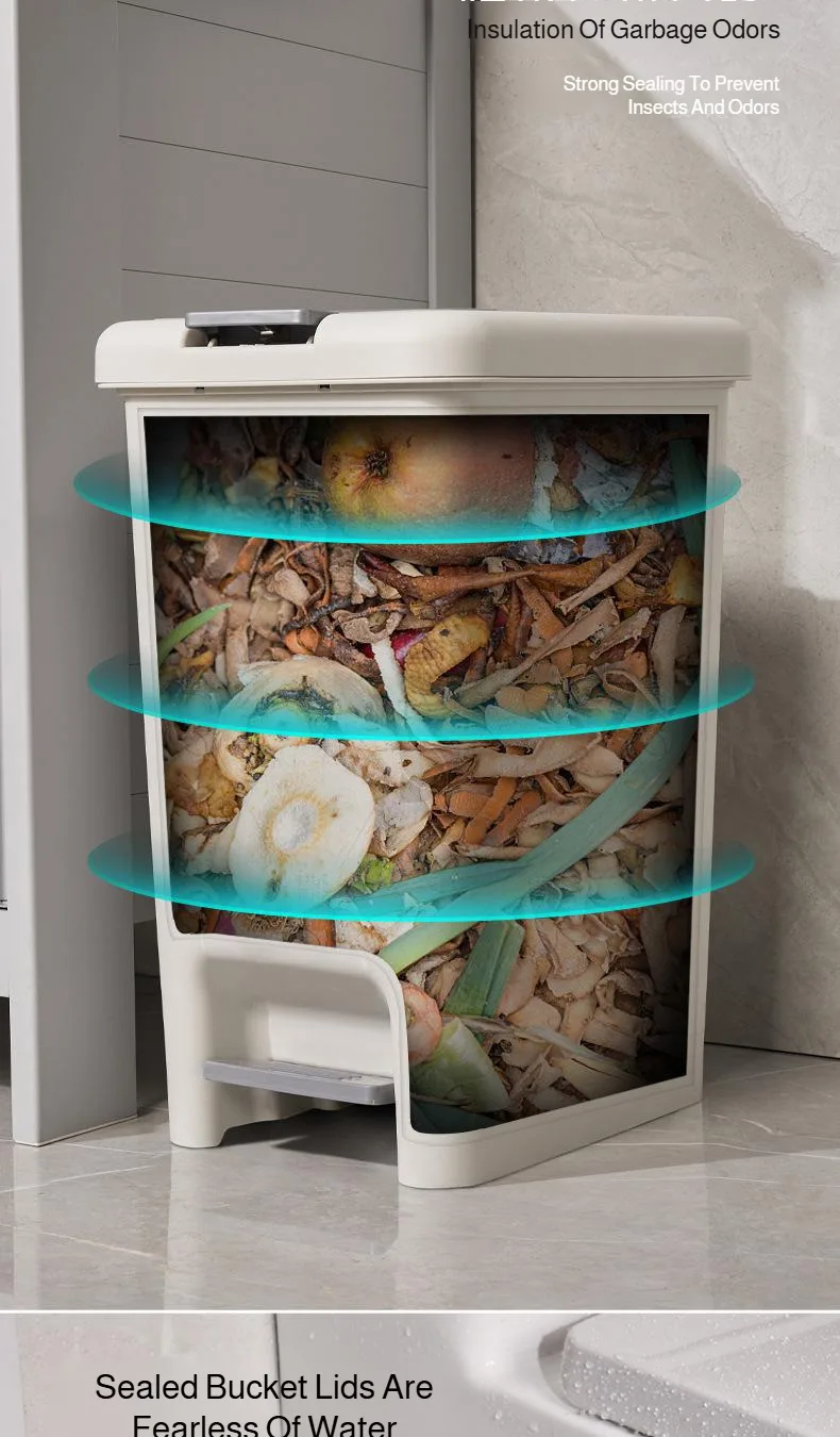 [SG Stock] Double Opening trash can dustbin for kitchen pedal dustbin ...