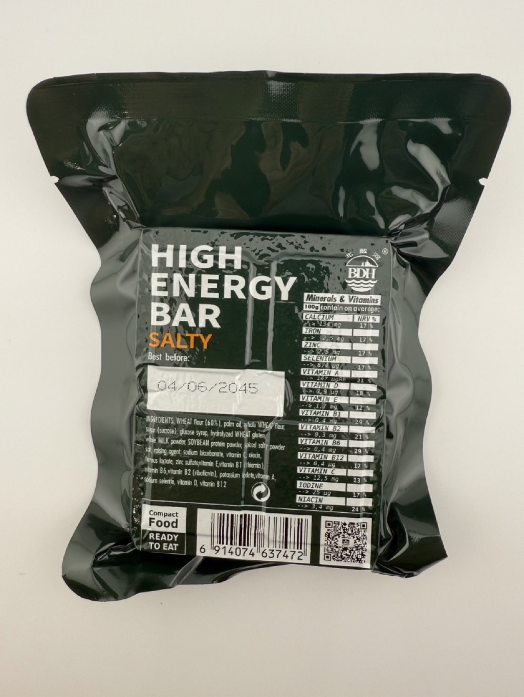 【BDH北戴河】 High Energy Bar / Emergency Rations military grade compressed ...