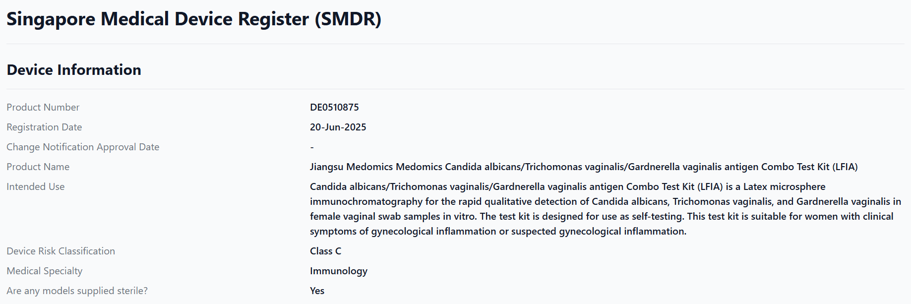 MEDOMICS CA GV TV Antigen Combo Test Kit (LFIA), 1 Test | Shopee Singapore