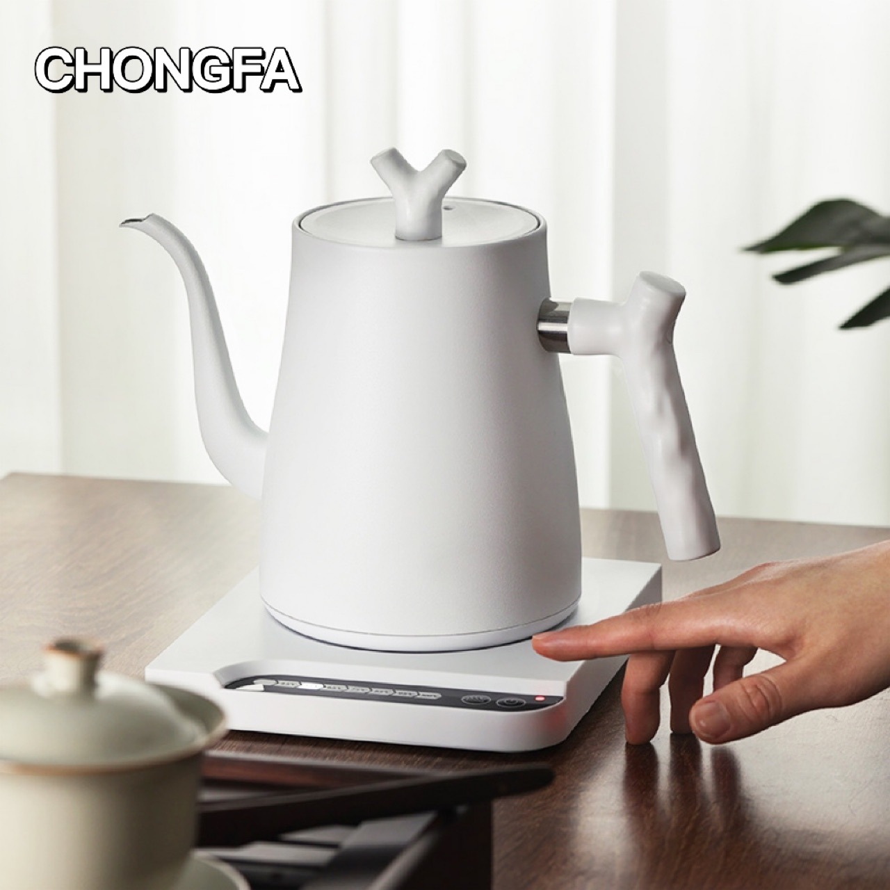 SG（Ready Stock)1L Electric Health Kettle 304 Stainless Steel Coffee Pot ...