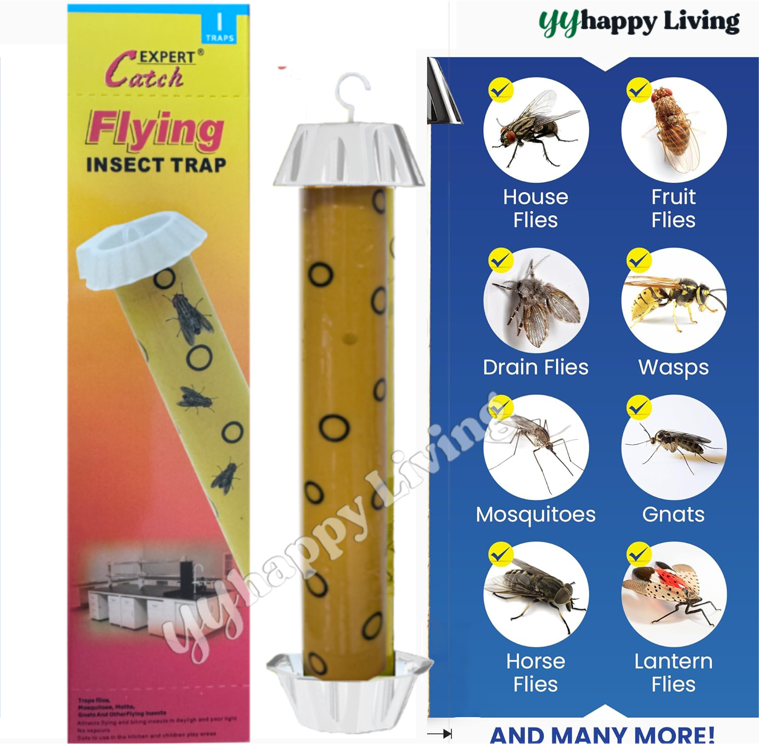 [SG Ready Stock] Sticky Glue Trap | Magic Fly Trap Sticker |Insects ...