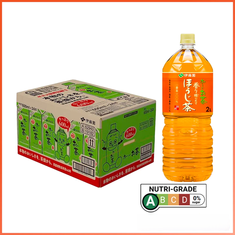 [TURTLE]ITO EN Oi Ocha Koi-Cha Green Tea/Roasted tea Carton 600ml x 24 ...
