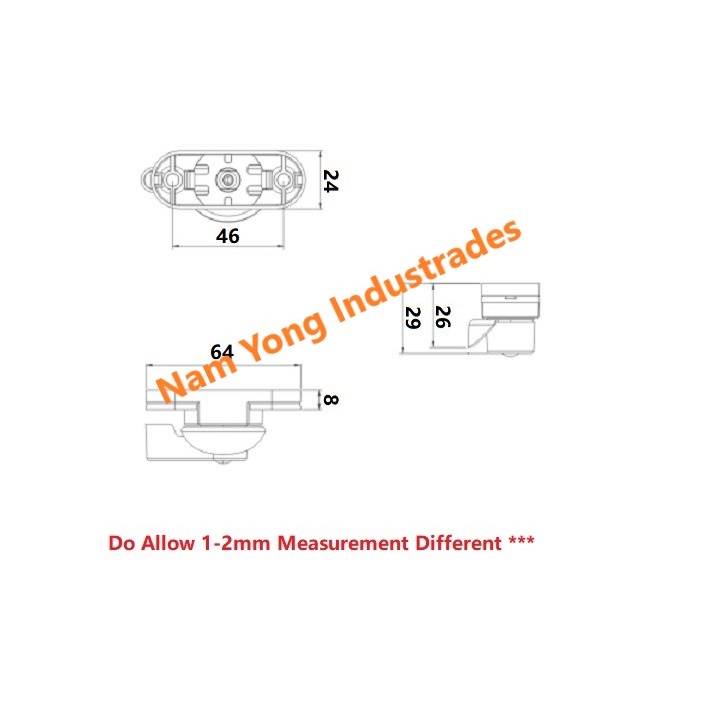 Hardware Specialist HDB Sliding Window Crescent Lock 4902 / Window lock ...