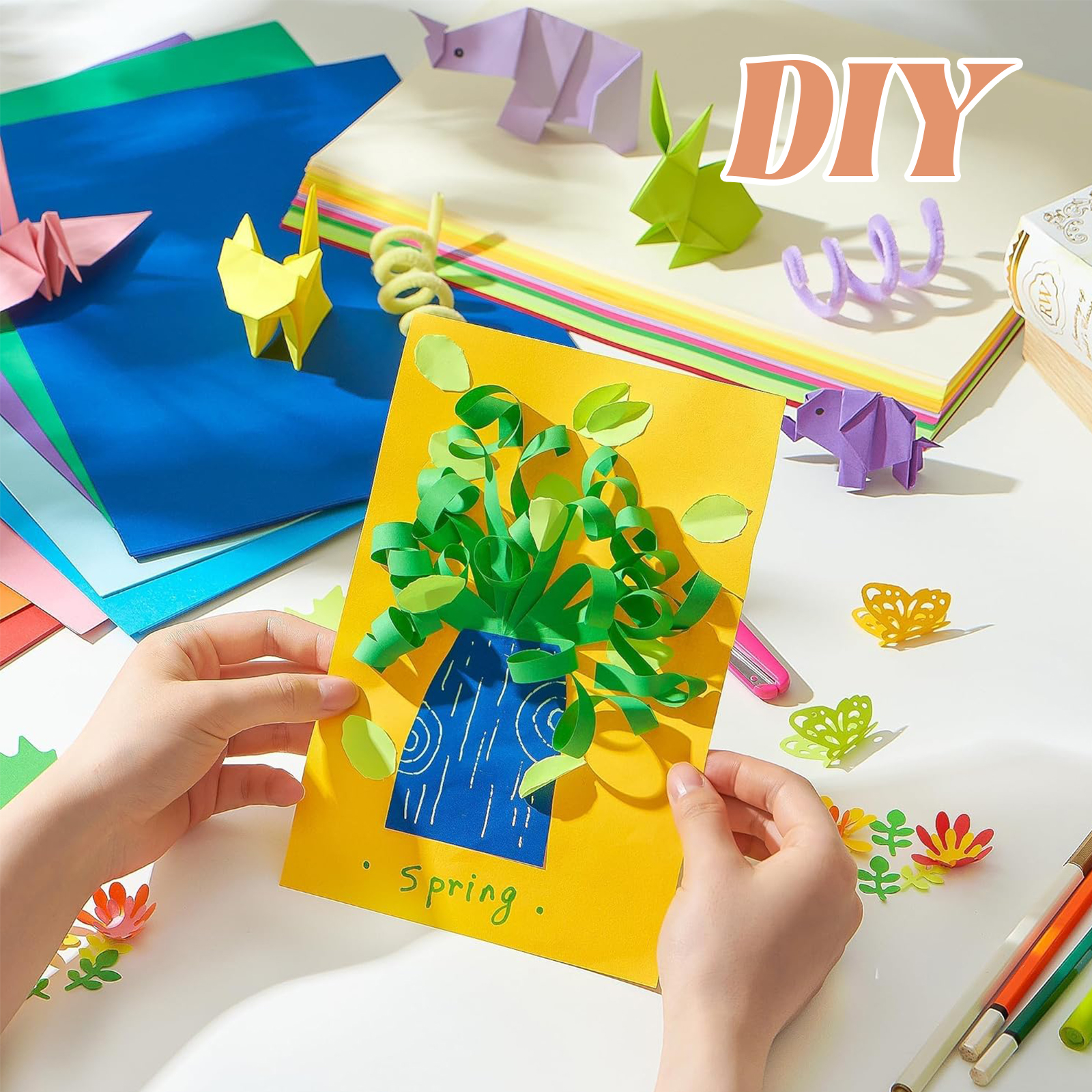 WORKWELL 50PCS A4 Thick Hard Cardboard｜250gsm DIY Handmade Card Paper ...
