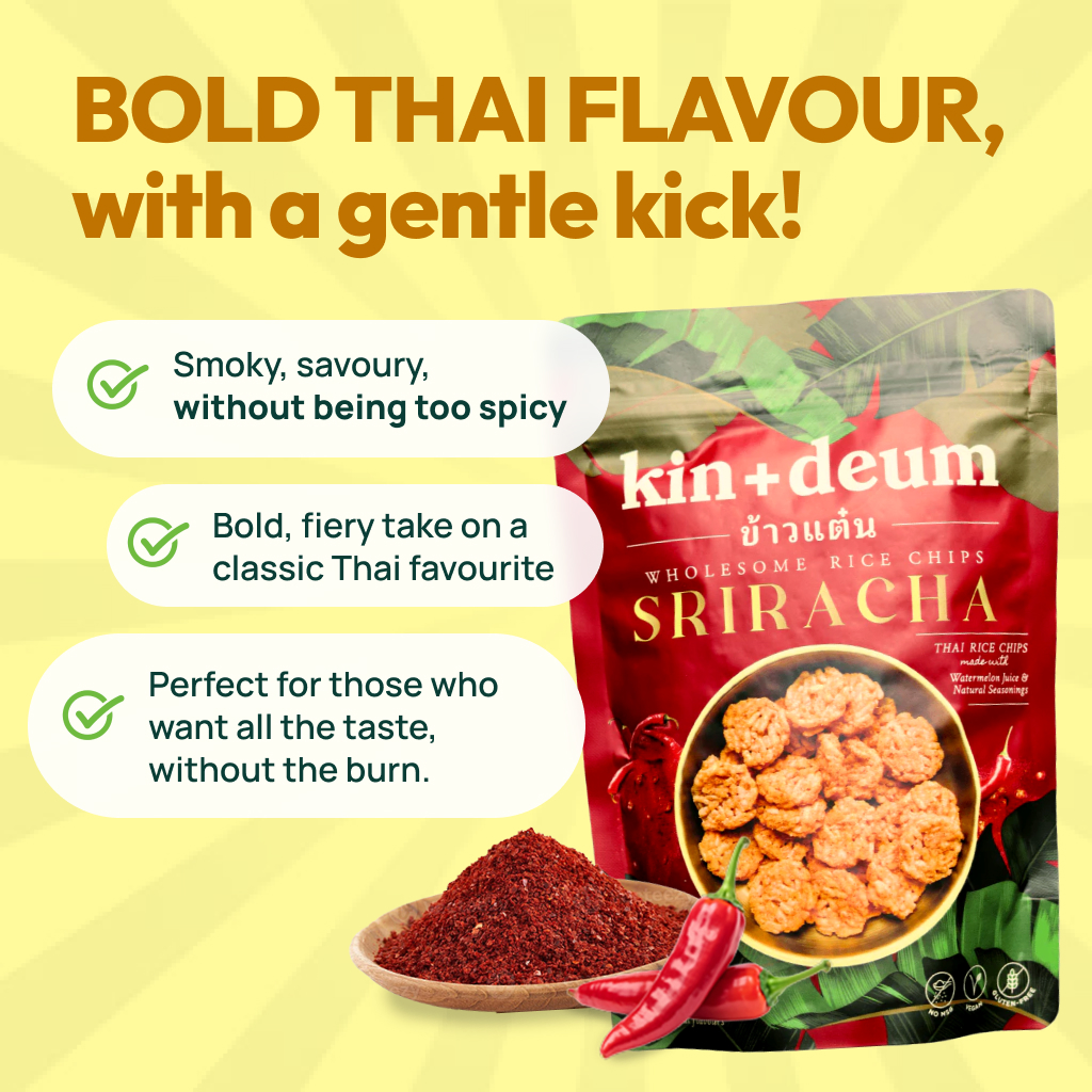 (Kin+Deum) Wholesome Sticky Rice Chips - Healthy Vegan Guilt-Free Thai ...