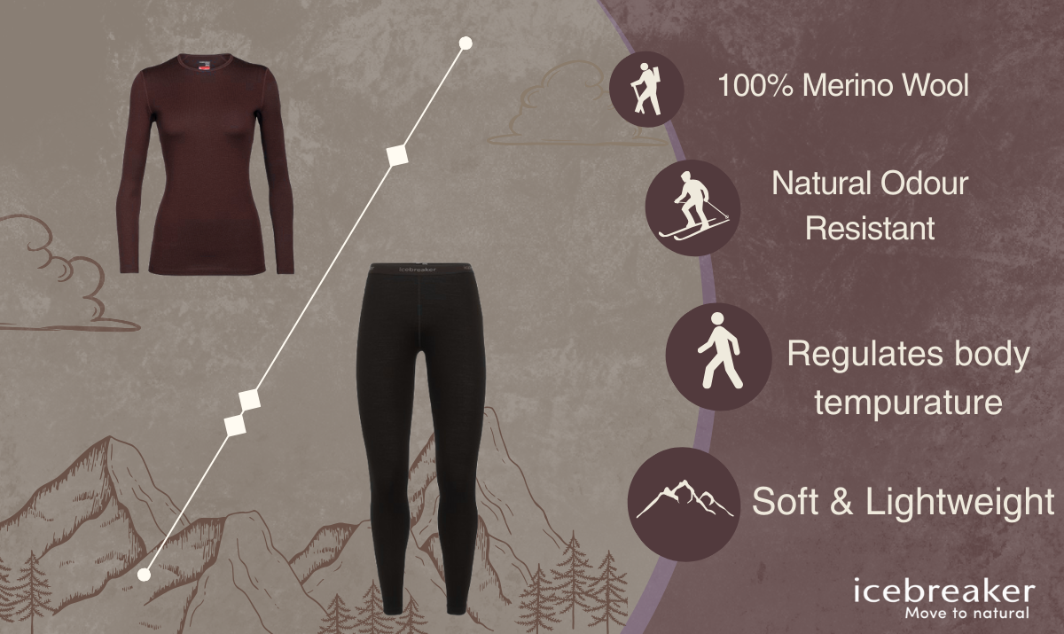 icebreaker Merino Base Layer Women 260 Tech Top Long Sleeve Half Zip ...