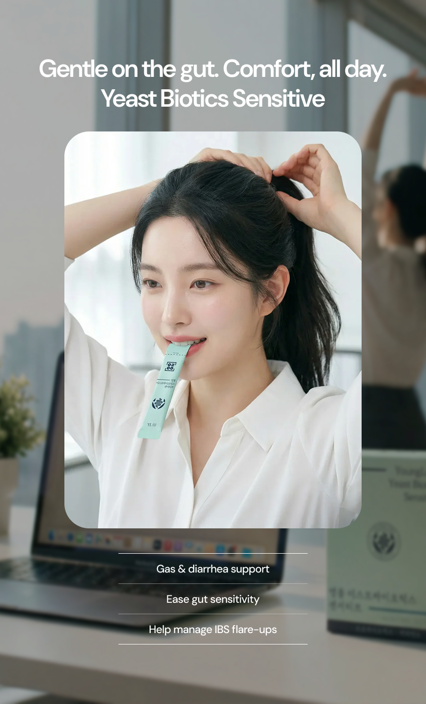 [YOUNGLONG] IBS Probiotics for Sensitive Stomach Gut Health Irritable ...