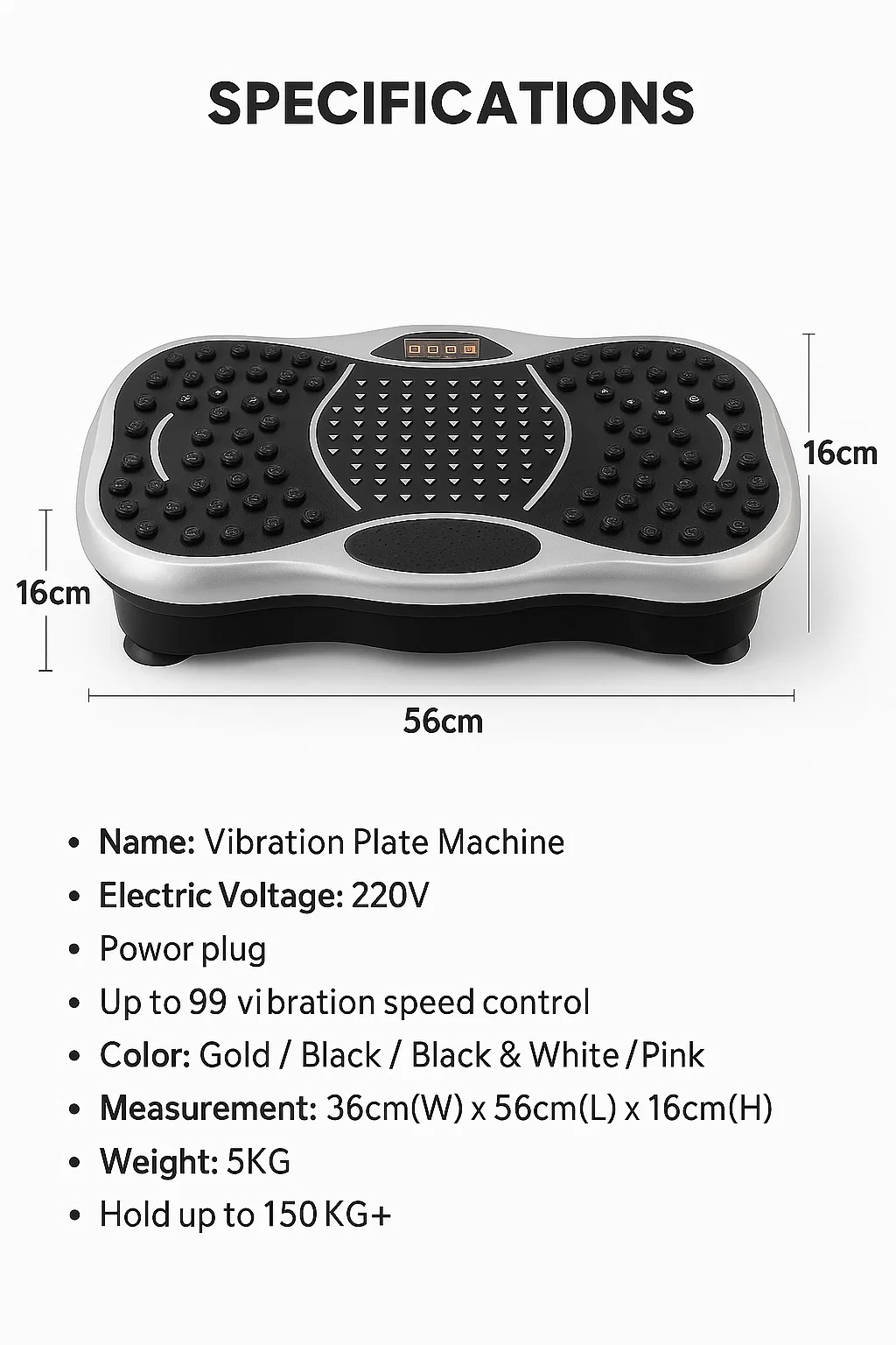 [NICOO] Vibration Platform Machine Exercise Burning Slimming Lazy ...