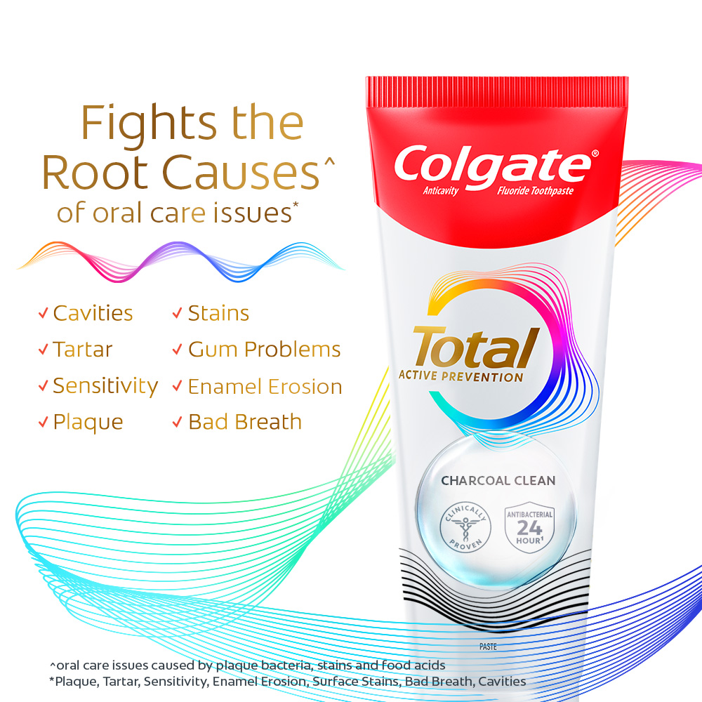 Colgate Total Charcoal Clean Toothpaste 60g Travel Sample Trial ...