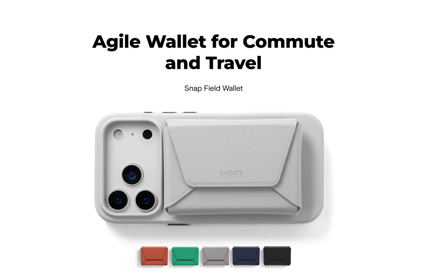 MOFT Snap Field Wallet with Stand/No Stand MOVAS™ (Magnetic Compatible ...